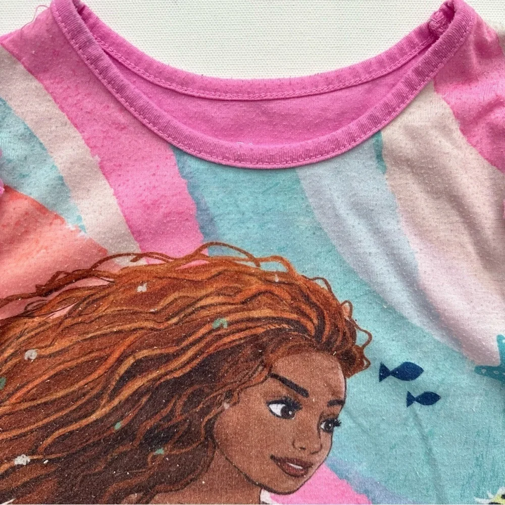 Disney Pink Little Mermaid Nightgown Size 6